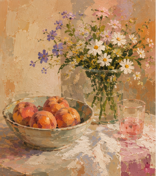 oranges and flowers